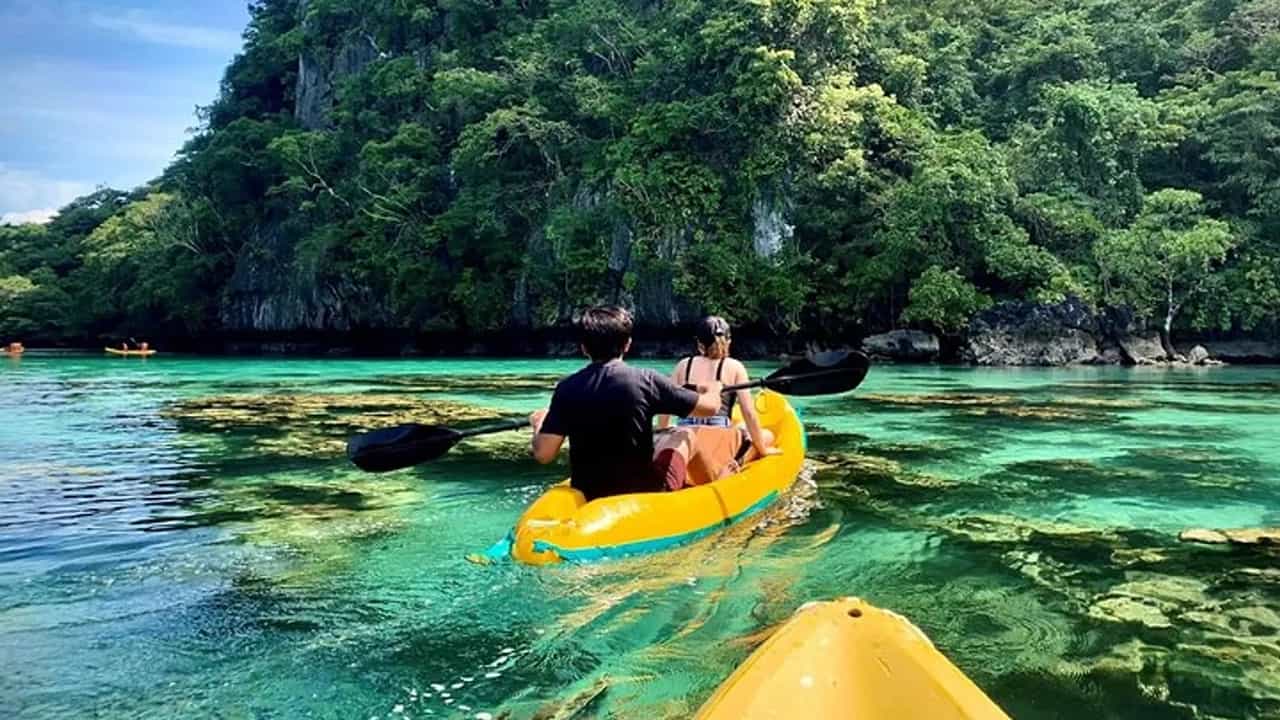 Joining Island Hopping Tour D in El Nido