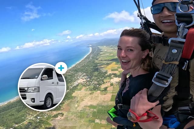 Tandem Skydiving Package from El Nido with Shared Van Transfers Tandem Skydiving Package from El Nido with Shared Van Transfers - Tour in Palawan
